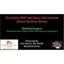 Ever Wish You Could Go To An “Honest” PRP and Stem Cell Seminar? Now you can
