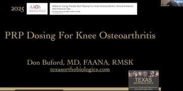 How to properly dose PRP for knee arthritis to get predictable and longer term outcomes!