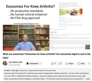 What are Exosomes? Can we use exosomes in the USA right now? (NO......)