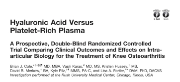 What is the Best Type Of PRP For Knee Arthritis?  High dose PRP!